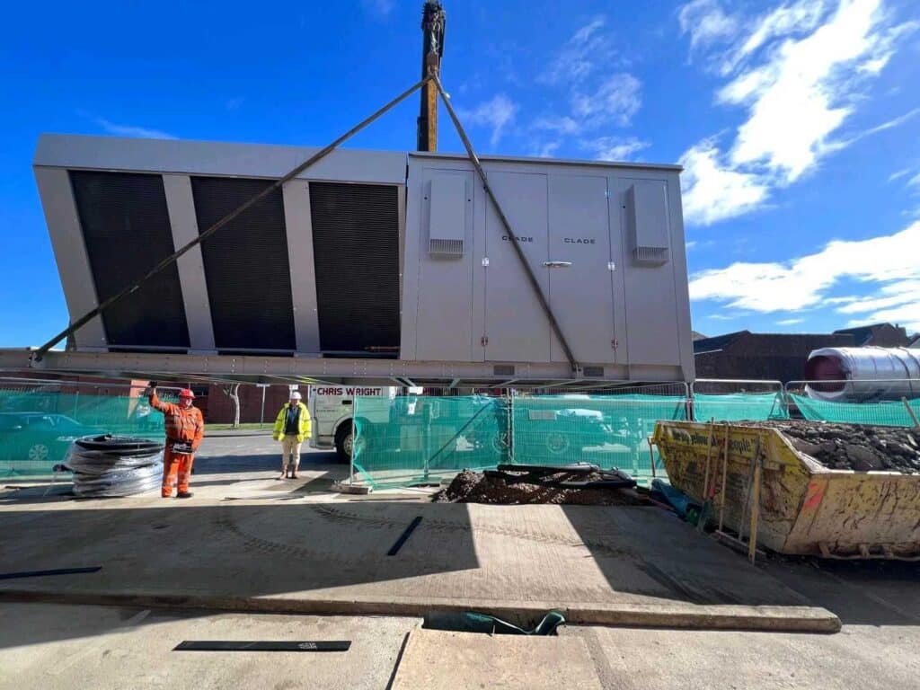 Heat pump project in action