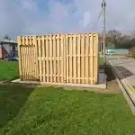 Air source heat pump at Chelsham House